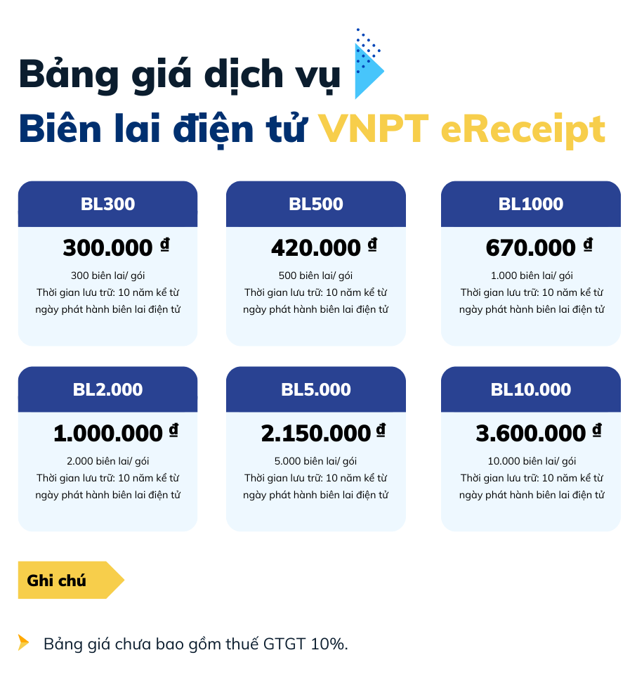 Biên lai Điện Tử VNPT Biên lai Điện Tử VNPT