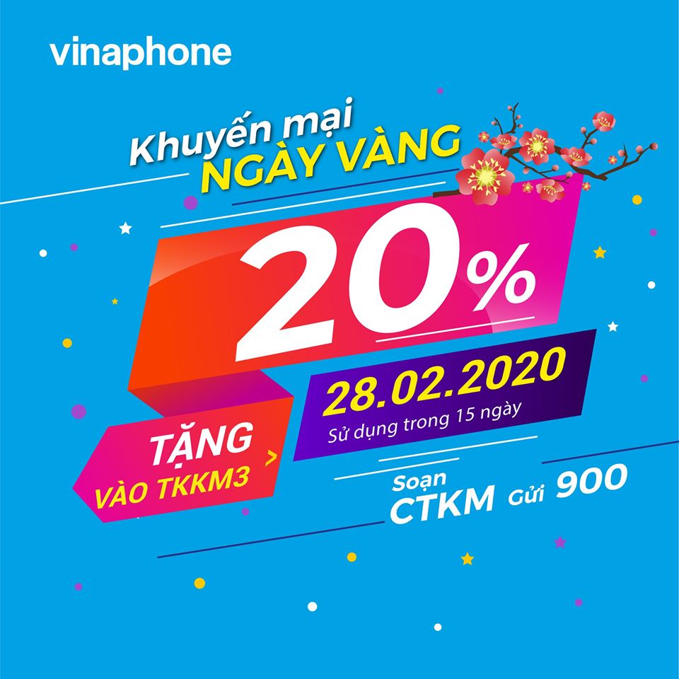 Khuyến Mại Ngày Vàng 28.02.2020