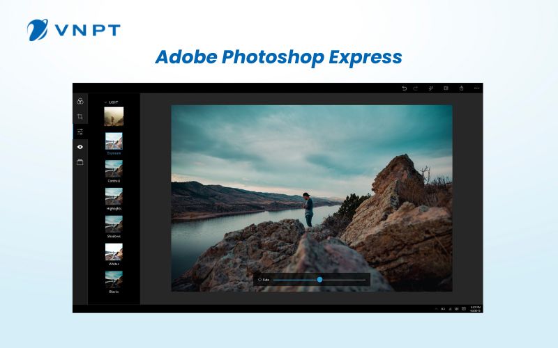 Phần mềm chỉnh sửa ảnh chuyên nghiệp Adobe Photoshop Express