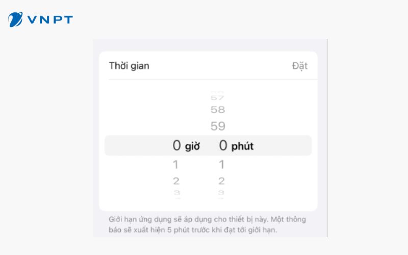 Thiết lập thời gian cuộc gọi phù hợp với nhu cầu của bản thân