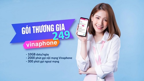 Dễ dàng đăng ký gói Thương gia 249 VinaPhone dành cho thuê bao trả trước