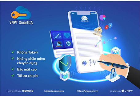 VNPT SmartCA - dịch vụ cung cấp chữ ký số không cần Token