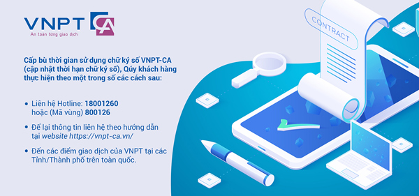 dịch vụ chữ ký số VNPT-CA