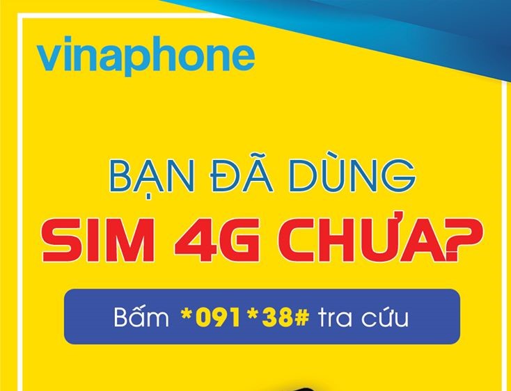 VINAPHONE MIỄN PHÍ THAY SIM 4G