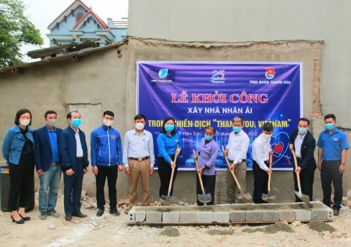 VNPT cooperates to build charity houses for poor households in Thanh Hoa