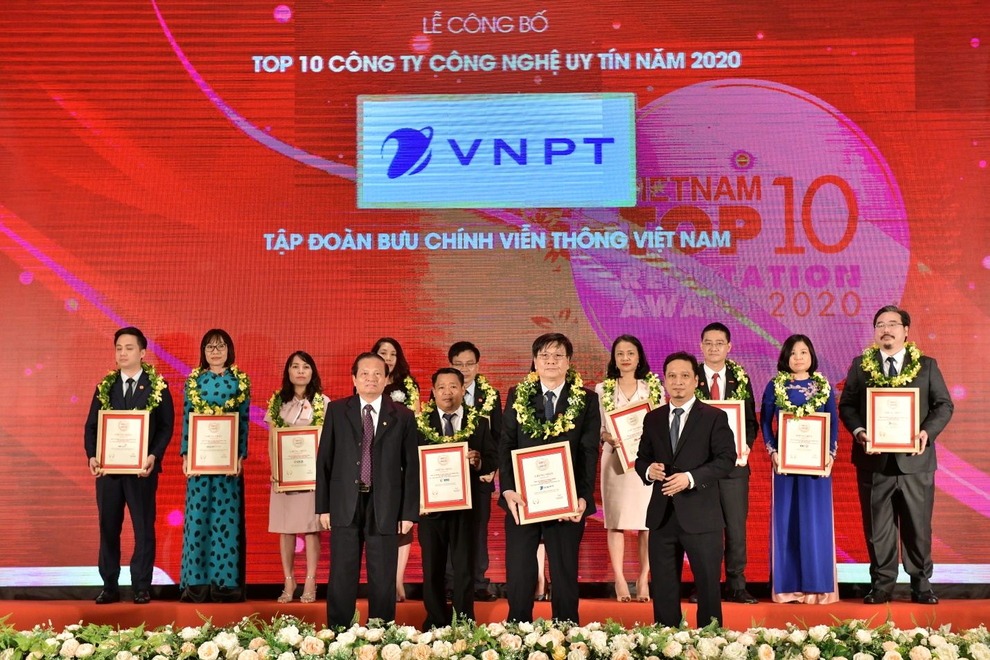 VNPT nằm trong top 10 công ty công nghệ uy tín năm 2020