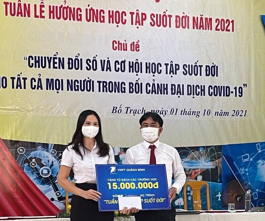 VNPT đồng hành cùng "Tuần lễ hưởng ứng học tập suốt đời năm 2021" tại Quảng Bình