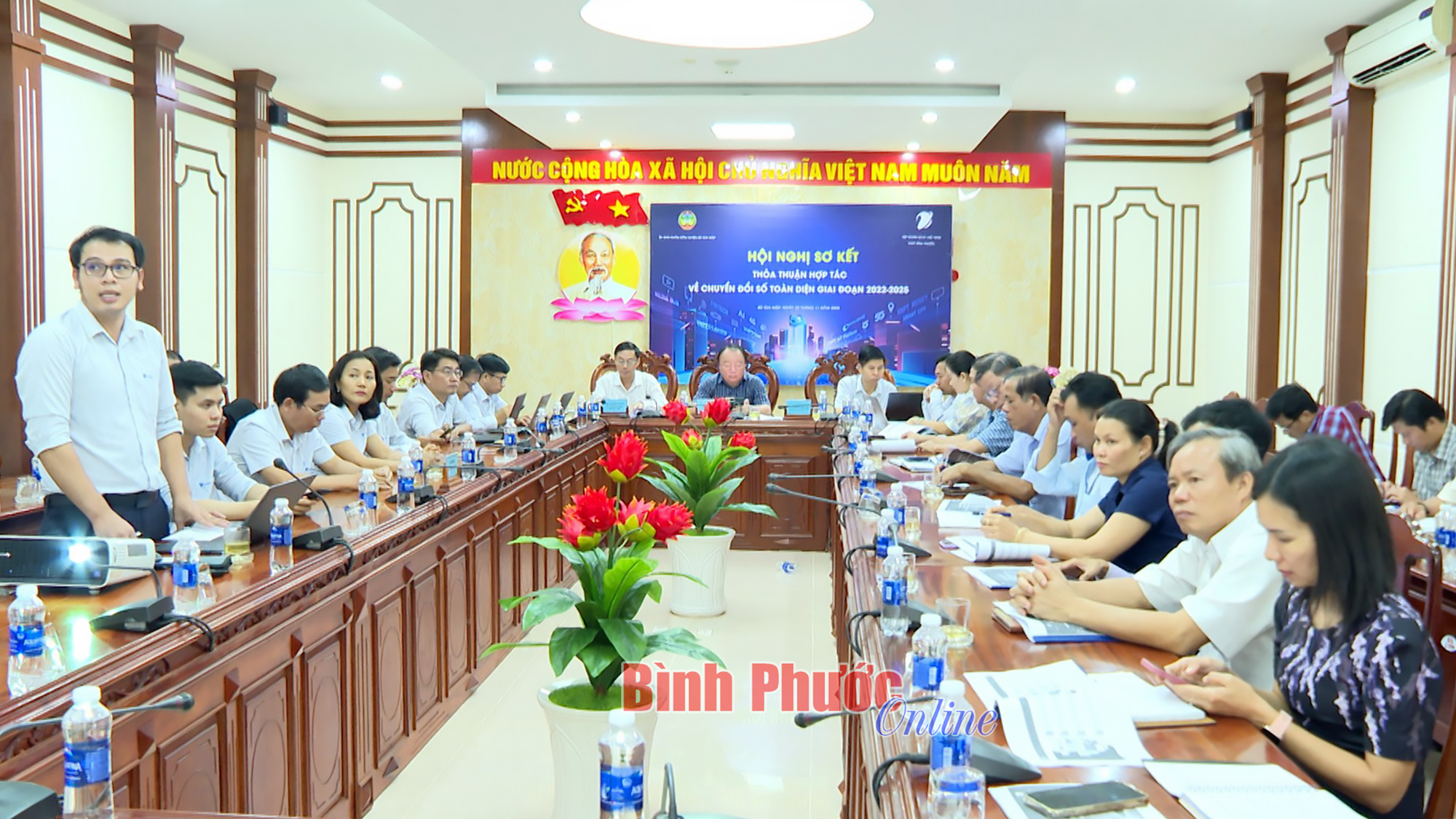 VNPT and Bu Gia Map district make preliminary summing-up of cooperation agreement on digital transformation