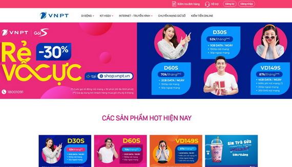 VNPT triển khai thử nghiệm kênh mua sắm online