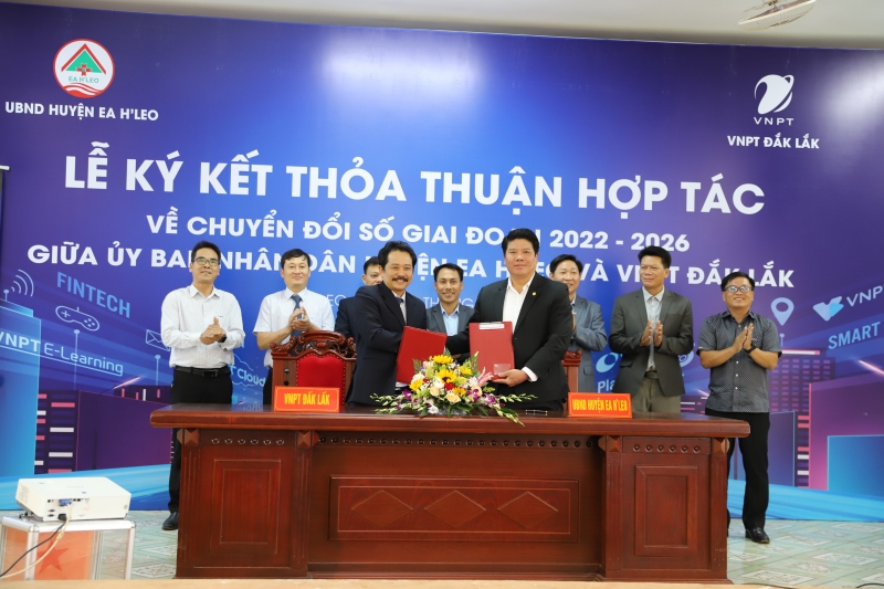 Đắk Lắk ký kết thỏa thuận hợp tác về chuyển đổi số giai đoạn 2022 -2026