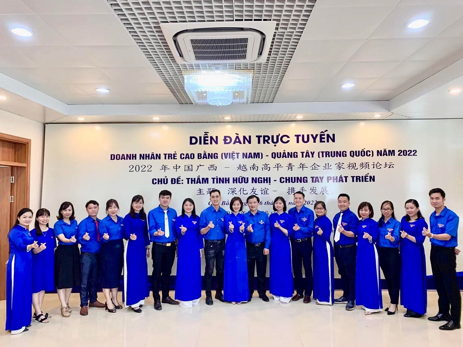 VNPT phục vụ thành công "Diễn đàn trực tuyến doanh nhân trẻ Cao Bằng - Quảng Tây