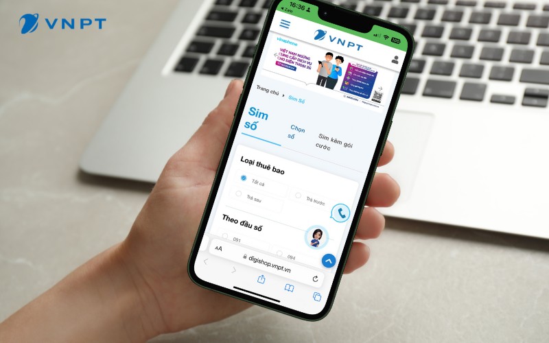 Mua SIM ngay tại DigiShop VNPT