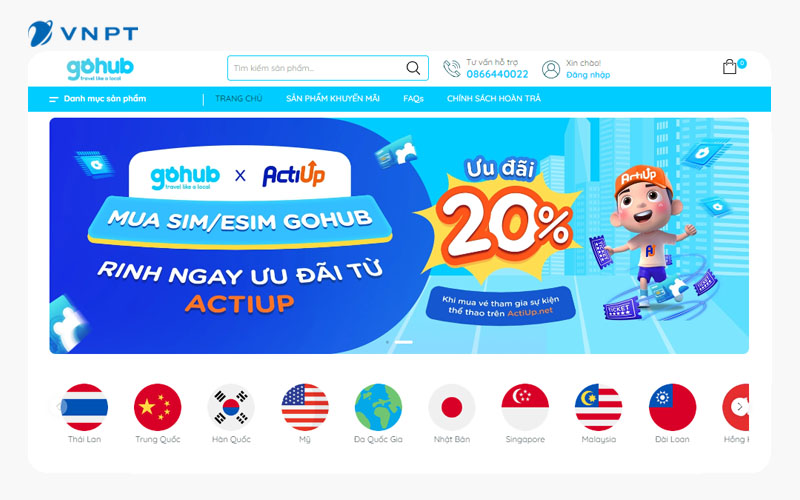 mua sim quốc tế châu âu nhanh chóng trên Gohub