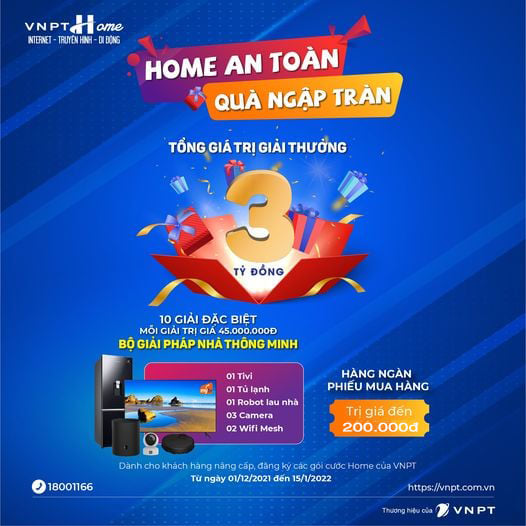 Chương trình Home an toàn – Quà ngập tràn