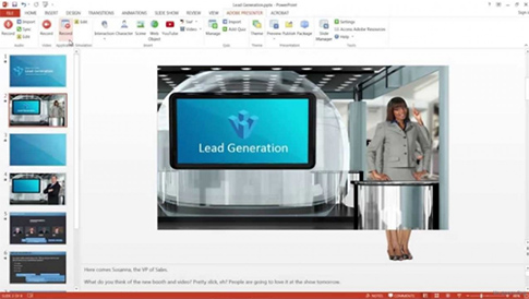 Adobe Presenter bổ trợ cho PowerPoint các công cụ biên soạn bài giảng nâng cao