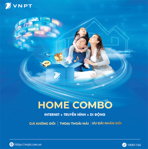 Các gói cước Home Combo cung cấp đồng thời ba dịch vụ internet, truyền hình và di động