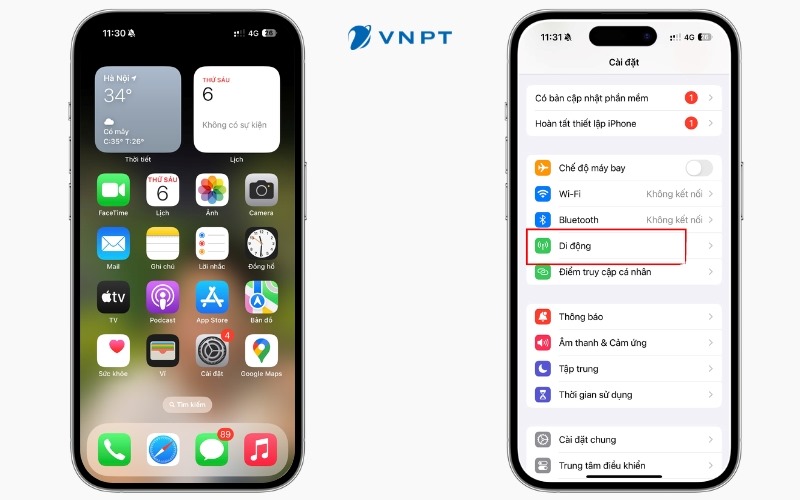 Thiết lập eSIM mới