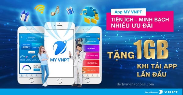 Ứng dụng My VNPT của VinaPhone hỗ trợ nạp thẻ