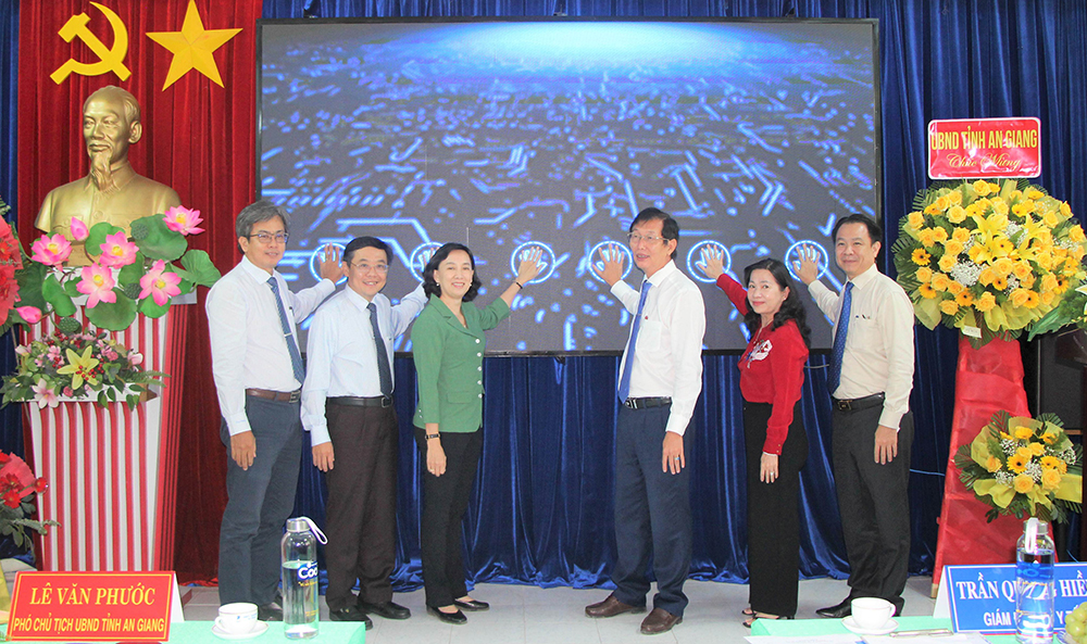 An Giang Department of Health launches Intelligent Operations Center and medical database