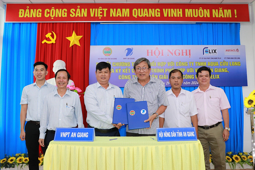 VNPT and An Giang Provincial Farmers' Union sign digital transformation cooperation agreement