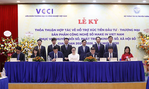 VNPT and VCCI sign cooperation agreement on digital transformation