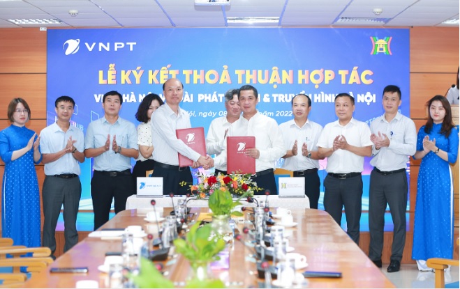 Đài PTTH Hà Nội hợp tác với VNPT trong tiến trình chuyển đổi số