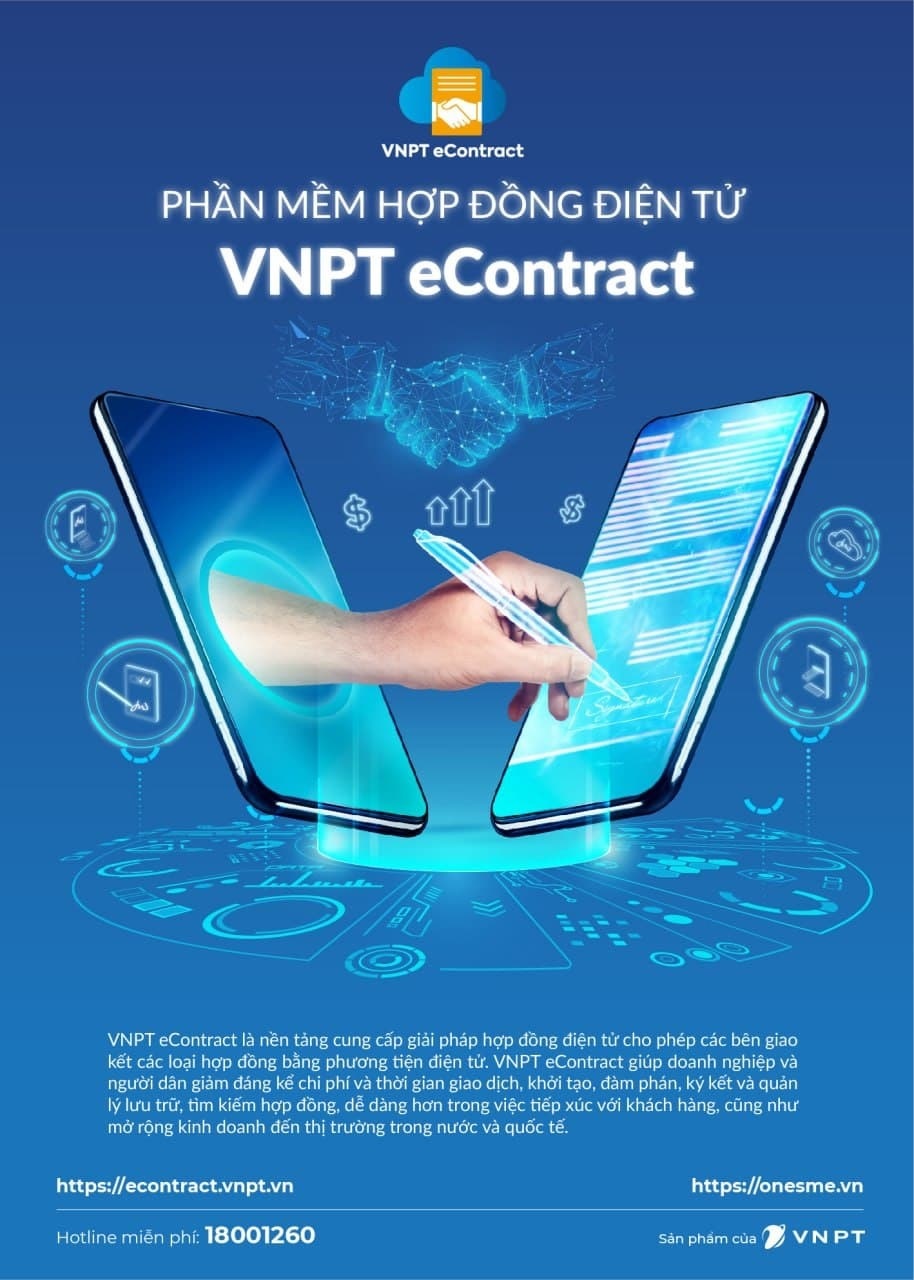 VNPT eContract: Multifunctional electronic contract for smart city
