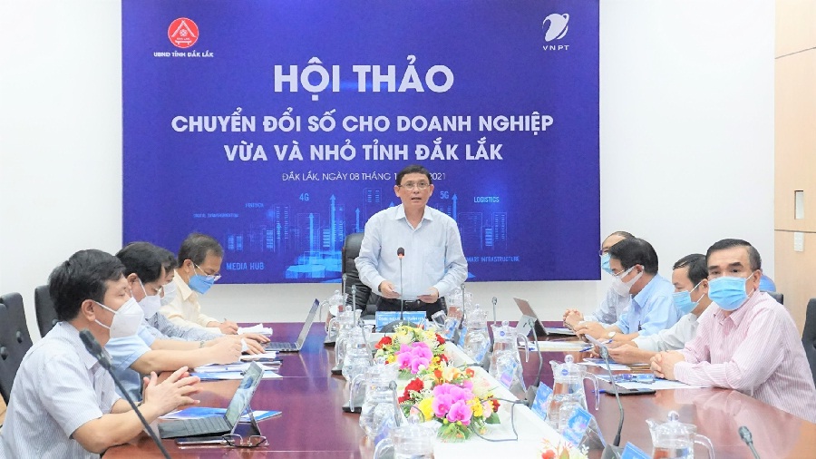 VNPT tham gia Hội thảo chuyển đổi số cho doanh nghiệp vừa và nhỏ tỉnh Đắk Lắk