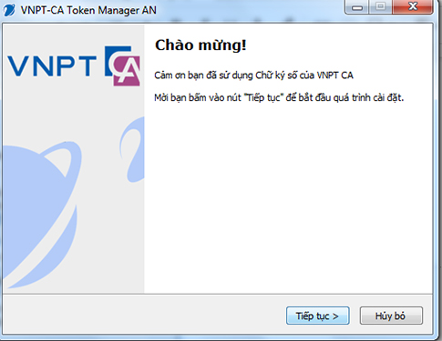 Bước 5: Phần mềm VNPT Token Manager AN