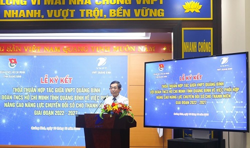 VNPT ký kết Thỏa thuận hợp tác với Tỉnh đoàn Quảng Bình