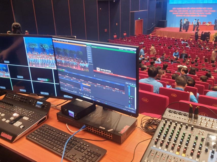 VNPT provides telecommunications infrastructure and digital services for 13th Congress of Vietnam Trade Union