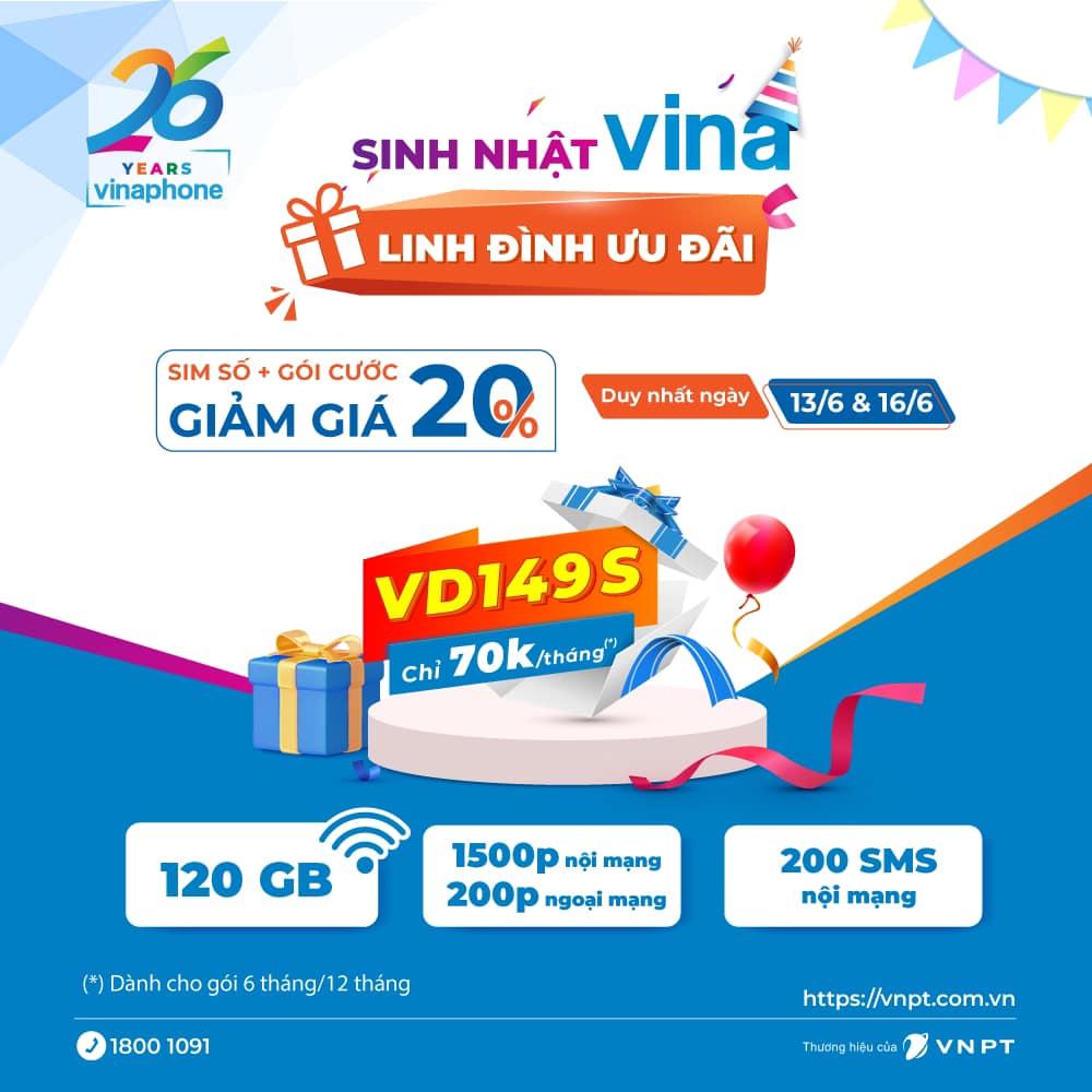  MỪNG SINH NHẬT - BẬT ƯU ĐÃI 20%