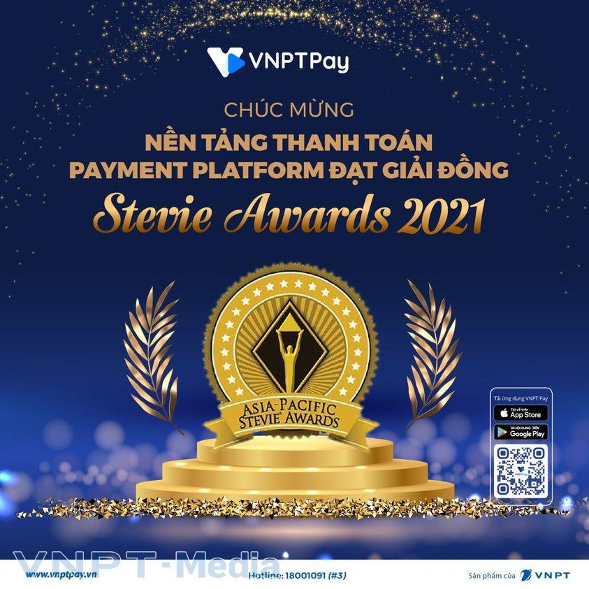Payment Platform của VNPT-Media đạt giải Đồng tại Stevie Awards Asia-Pacific 2021