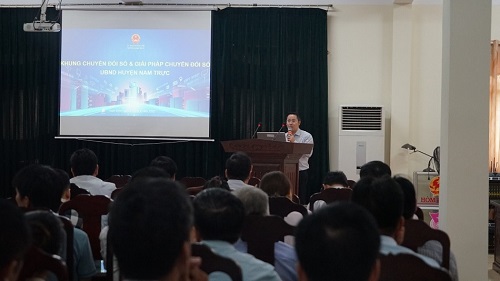 VNPT giới thiệu Giải pháp chuyển đổi số cho UBND huyện Nam Trực (Nam Định)
