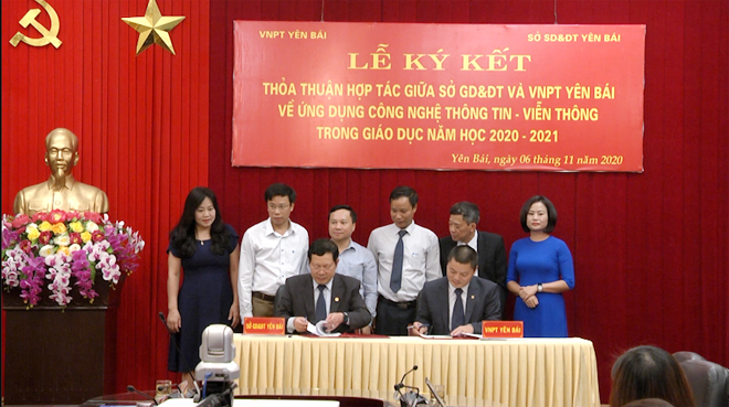 VNPT inks cooperation agreement with Yen Bai’s Department of Education and Training