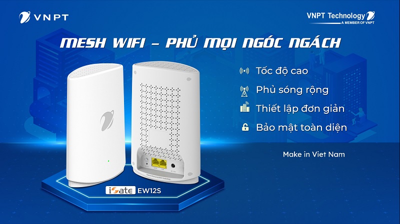 Công nghệ Mesh Wifi đạt giải Vàng Make in Viet Nam 2021