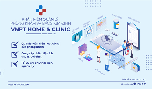 phần mềm quản lý home and clinic VNPT