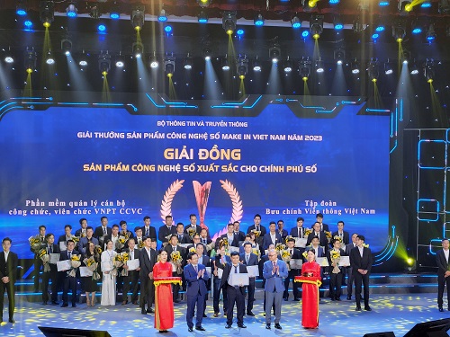 VNPT CCVC vượt qua "một rừng" đối thủ để giành giải Đồng Make in Viet Nam 2023