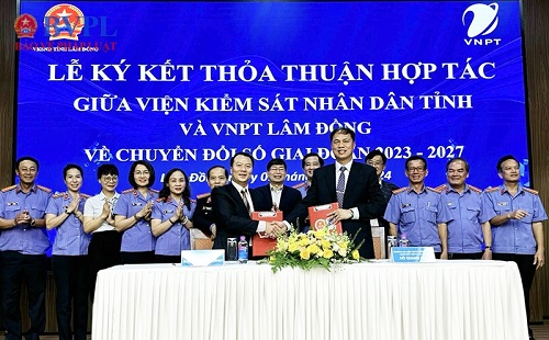 VNPT và VKSND tỉnh Lâm Đồng ký thỏa thuận hợp tác về chuyển đổi số