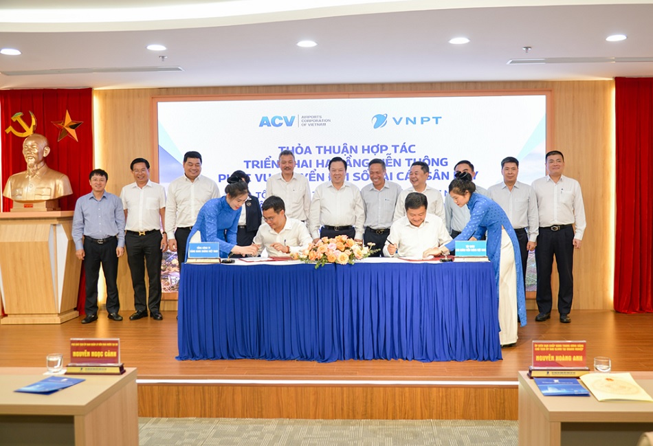 VNPT and ACV ink cooperation agreement on digital transformation at airports