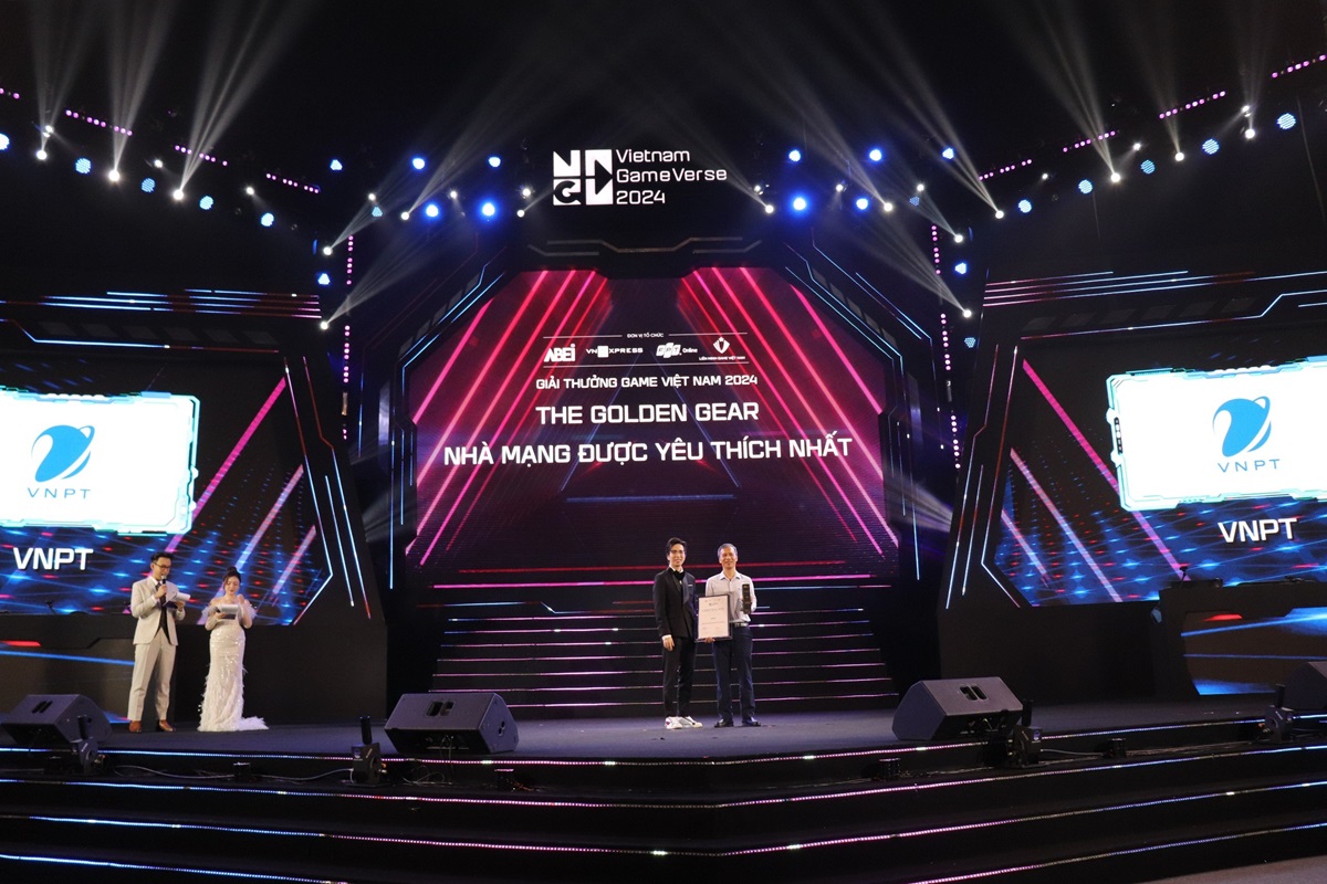 VNPT chosen as the most Popular Network at Vietnam Game Awards 2024
