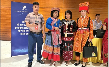 Tenth National Congress of Vietnam Fatherland Front uses VNPT’s application software