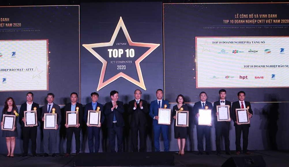 VNPT được vinh danh Top 10 doanh nghiệp CNTT Việt Nam 2020