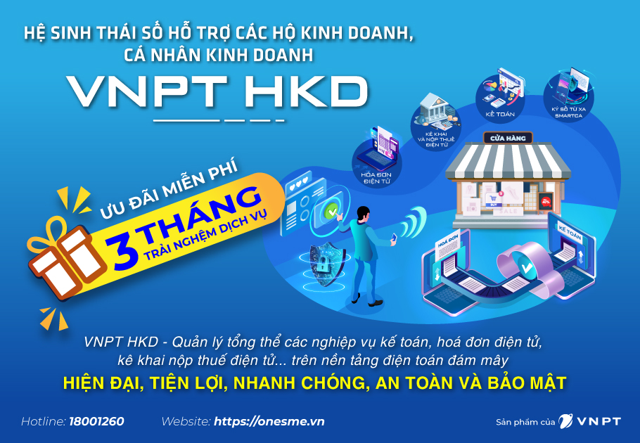 VNPT HKD – Giải pháp chuyển đổi số, gia tăng hiệu quả kinh doanh cho các hộ cá thể