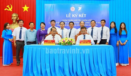 VNPT ký hợp tác chuyển đổi số với UBND huyện Càng Long (Trà Vinh)