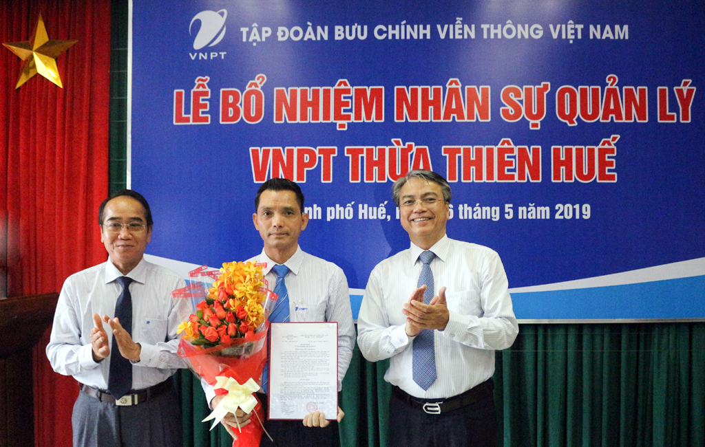 Ông Nguyễn Nhật Quang được bổ nhiệm làm Giám đốc VNPT Thừa Thiên - Huế
