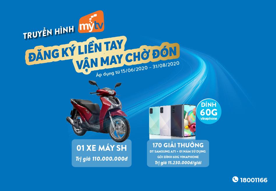 MyTV bùng nổ khuyến mại hè với quà tặng hơn 2 tỷ đồng cho khách hàng đăng ký mới