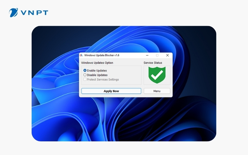 Tắt Update Window bằng Windows Update Blocker