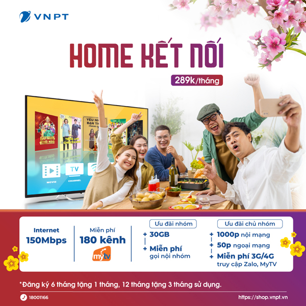 Các gói Home internet giá ưu đãi, nhiều tiện ích của VNPT là sự lựa chọn hàng đầu cho hộ gia đình, sinh viên
