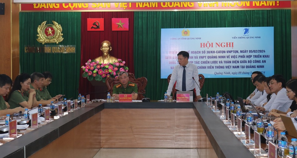VNPT and Quang Ninh Provincial Police hold conference on digital transformation